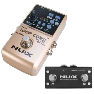 Nux Loop Core Deluxe Bundle Looper Effektpedal, Effektpedal