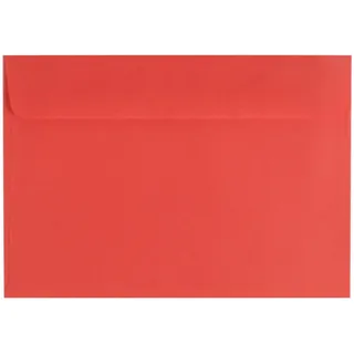 Stylex 100 farbige Briefumschläge / Din C6 / Farbe: rot