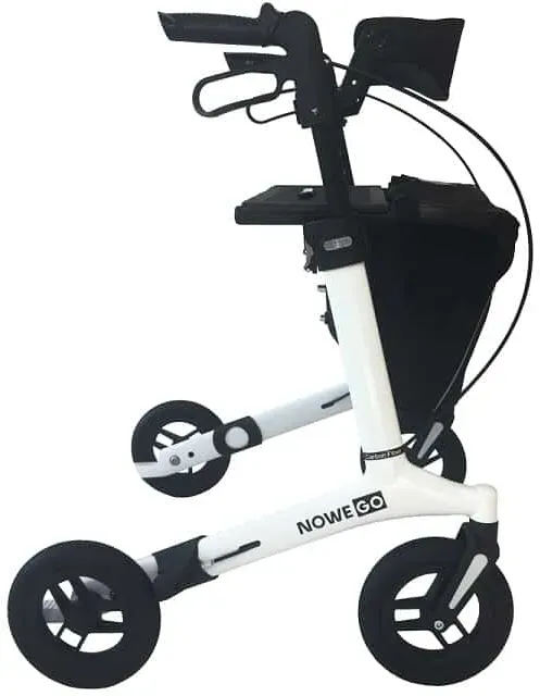 NoweGo Carbon Rollator in weiß - L