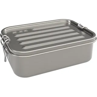 Sigg Edelstahl Lunch Box incl. Trenner aus Edelstahl, kein Kunststoff enthalte
