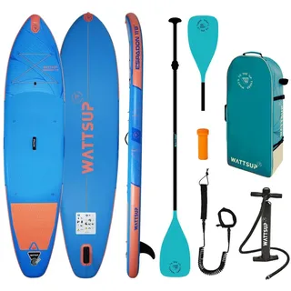 Wattsup Espadon 11.8 Aufblasbares Paddle-surf-set - Blue / Orange - 335 cm/84 cm