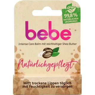 bebe Natürlichgepflegt Intense Care Balm, Lippenpflege Stift, 4.9 g