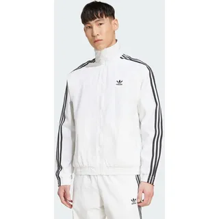 Adidas Adicolor Woven Firebird TT", Herren, Gr. XXXL, schwarz-weiß (weiß, schwarz), Obermaterial: 100% Polyamid, sportlich, Jacken