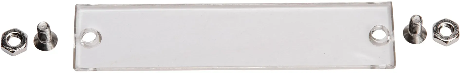 Namensschild 59x14,5 mm zum Aufschrauben