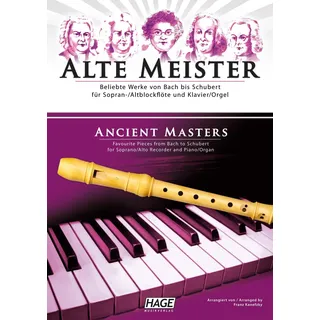 HAGE MUSIKVERLAG Alte Meister für Sopran-/Altblockflöte und Klavier/Orgel
