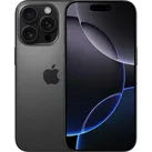 Apple iPhone 16 Pro (128 GB, Black Titanium, 6.30", SIM + eSIM, 5G), Smartphone, Schwarz