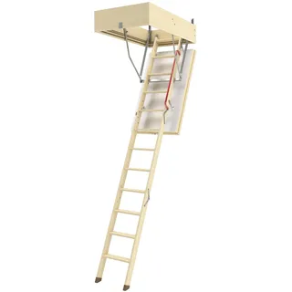 Fakro Bodentreppe LWT 60x120/280 3-teilig, Holz, Raumhöhe bis 280 cm, 3-teilig