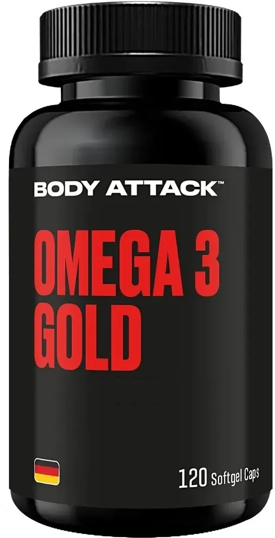 Body Attack - Omega 3 Gold - 120 Softgel Caps