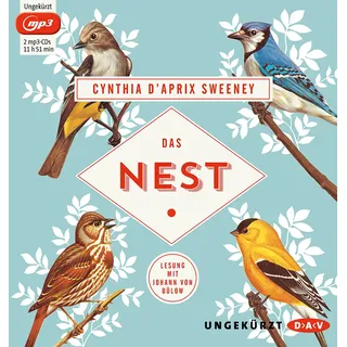 Das Nest 2 Audio-CD 2 MP3 von Cynthia D'Aprix Sweeney / Der Audio Verlag DAV / CD