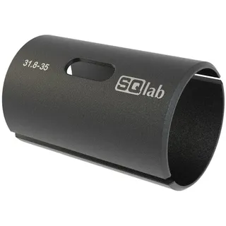 SQlab Unisex – Erwachsene Lenkerhülse 31.8 auf 35 mm Fahrrad, Schwarz