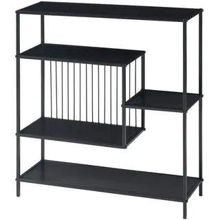 [en.casa] Konsolentisch, Beesel 65,5x60x20 cm Schwarz