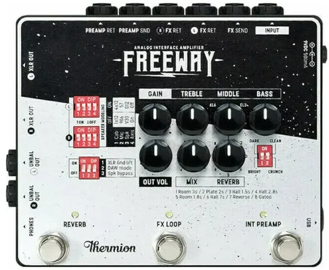 Thermion Freeway DI guitar amplifier, speaker modeler and recording interface