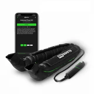 Reboots Go Lite 2.0 4 Chambers 2025 Pressotherapie Hose - Black - S-M