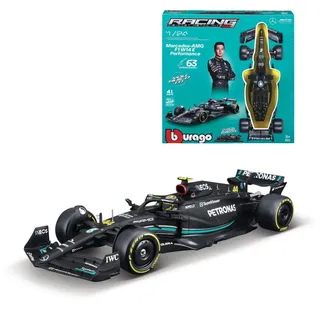 BBURAGO F1 KIT Mercedes AMG W14E mit Helm, #44 Hamilton 1:24 Modellauto