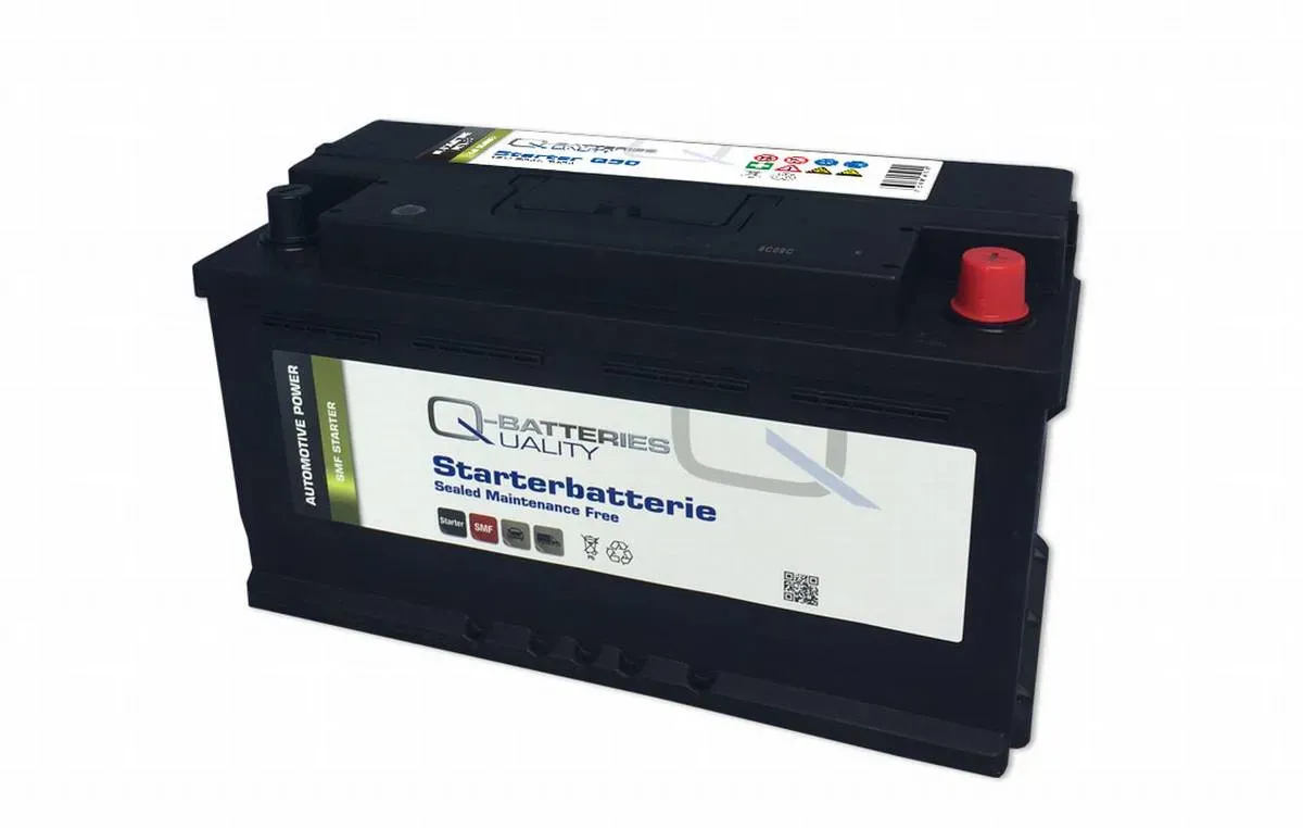 Q-Batteries Autobatterie Q90 12V 90Ah 740A, wartungsfrei