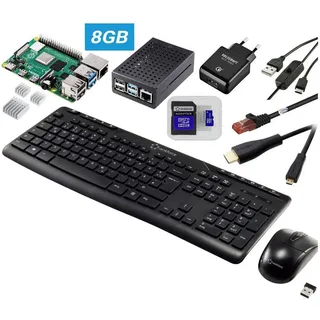 TRU Components Pro Set Raspberry Pi® 5 B 16 GB 2.4 GHz inkl. Netzteil, inkl. Gehäuse, inkl. Kühlkörper, inkl. HDMITM-Kabel, inkl.