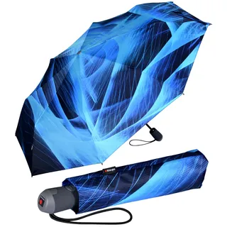 Knirps Damen Taschenschirm E.200 Duomatic Spheres - topaz
