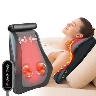 SNAILAX 3D Knet-Massagekissen Nackenmassagegerät