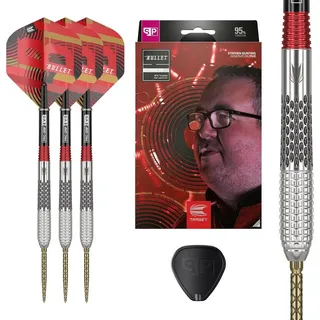 Target Darts Stephen Bunting G5 95% Tungsten Dart Set (18G), Stahlspitze Swiss Point Darts | Generation 5 Player Edition Darts mit Swiss Points, Profi-Dart-Set, inklusive Swiss Point Tool