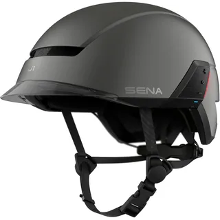 Sena U1 E-Bike Smart Fahrradhelm mit Mesh 2.0 Intercom (Mattgrau, L)