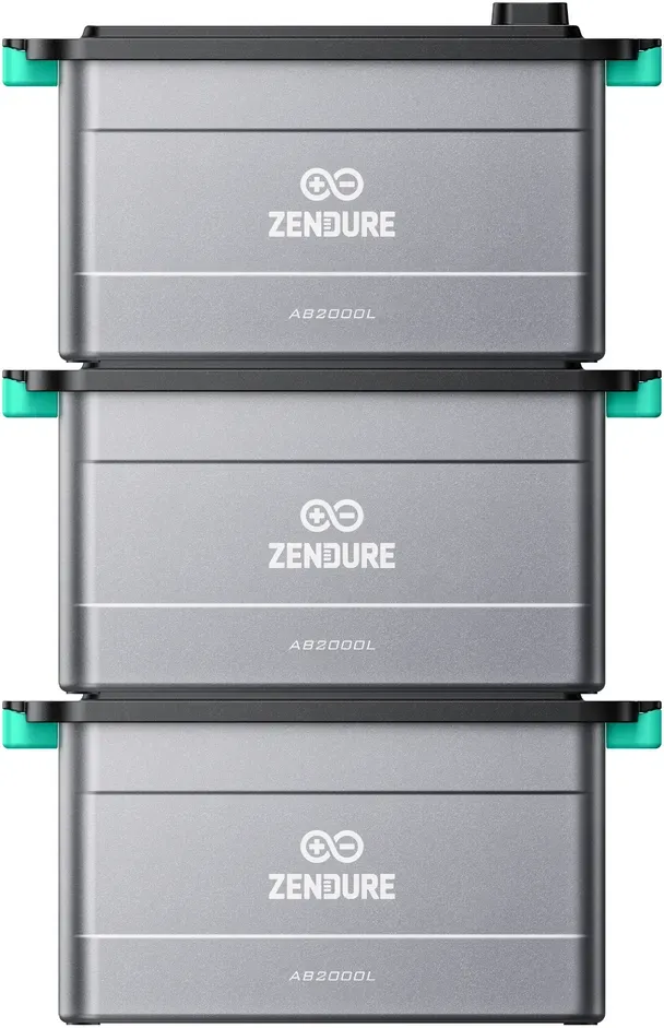 Zendure SolarFlow AB2000L Erweiterungsakku 1920Wh Speicher - 3XAB2000L Erweiterungsakku(5.76kWh)