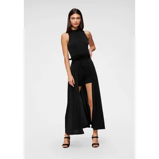 MELROSE Jumpsuit mit angesetztem Rock im 2in1 Look Gr. 34, N-Gr, schwarz, , 34735257-34 N-Gr