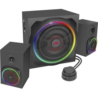 Speedlink GRAVITY RGB 2.1 Subwoofer System Lautsprecherset W 2.1 Kanäle