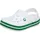 Crocband Clog Sandalen White/Green Ivy 30-31