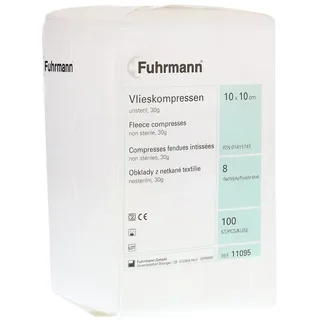 FUHRMANN GMBH Vlieskompressen 10x10cm 8lagig