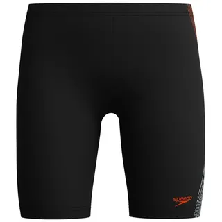 Speedo - Kid's Plastisol Placement Jammer - Badehose Gr 176 schwarz