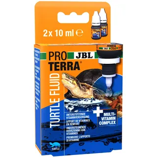 JBL Proterra Turtle Fluid 2x10 ml Flüssige Multivitamine für alle Sumpf- und Wasserschildkröten