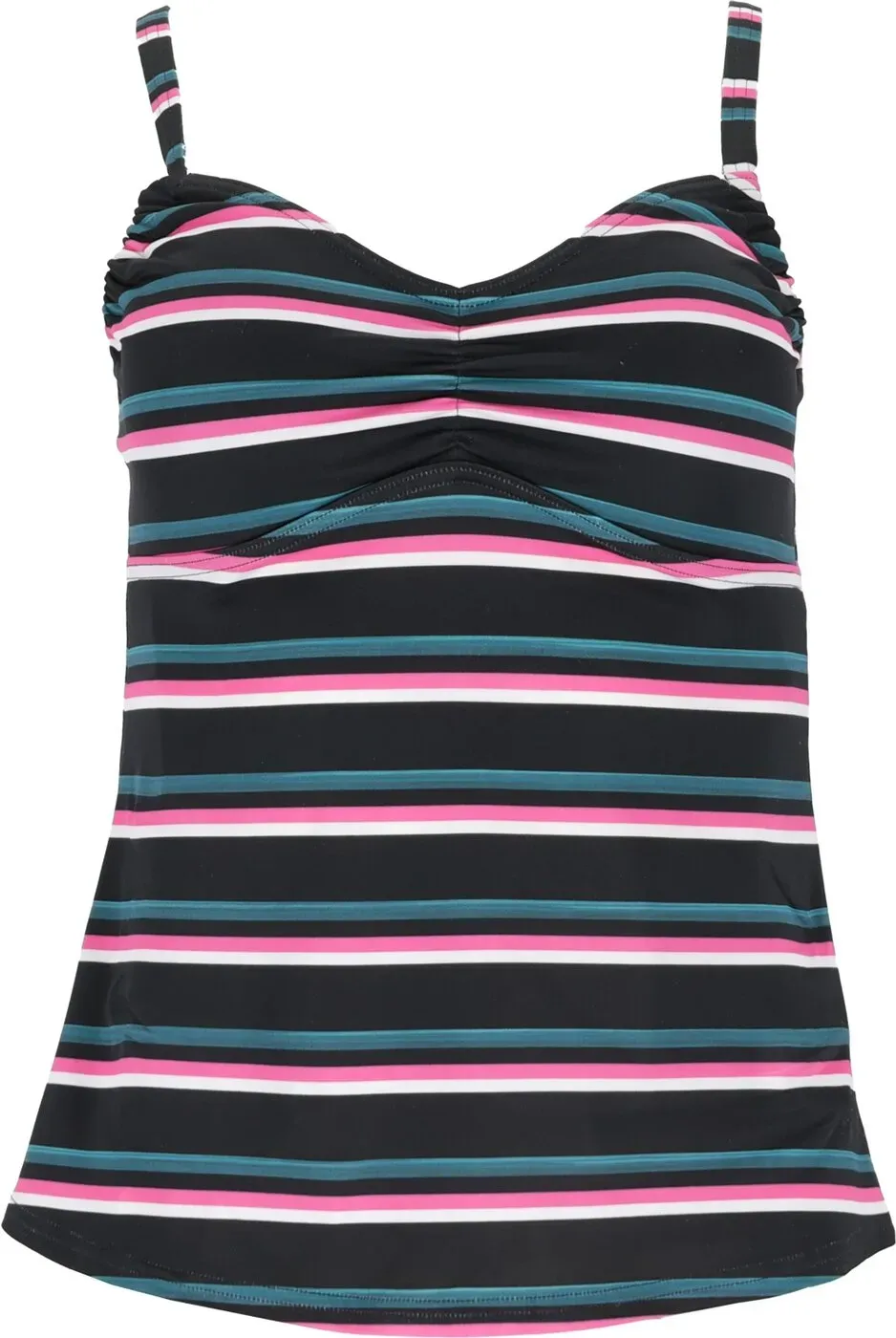 Firefly Mea II MM Damen Tankini-Oberteil schwarz/bunt/gestreift - 40C