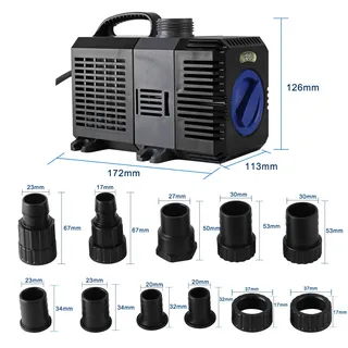 Forever Speed Super Eco Teichpumpe, Filterpumpe, niedriger Verbrauch, Wasserpumpe für Koi-Teich, Bachlaufpumpe, CTP Teich TauchPumpe
