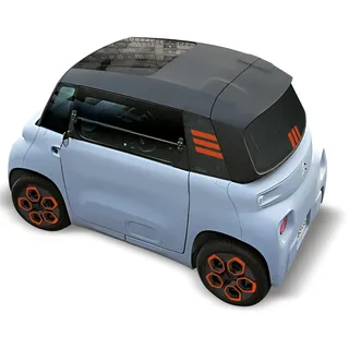 Set Full Black (Orange) kompatibel mit Citroen AMI und Opel Rocks-e