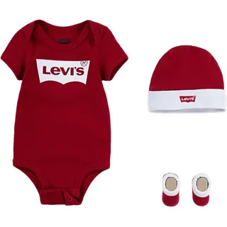 Levi's Kids Batwing Kurzärmeliger Body Red 6 12 Monate