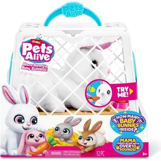 Zuru Pets Alive - Mama & Baby Surprise Bunny Playset S1