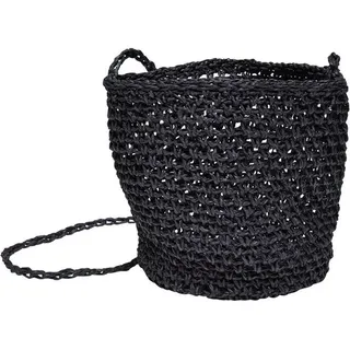 URBAN CLASSICS Mini Nature Bast Crossbody Bag - Black - One Size