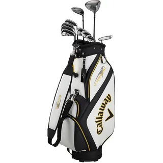 Callaway BGDE Golf Warbird Komplettset für Herren, Stahl/Graphit, Stiff (10 Schläger + Tasche)