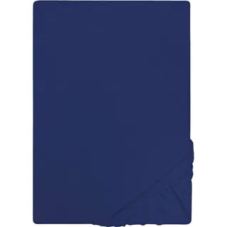 Castell Spannbettlaken Jersey 140 x 200 - 160 x 200 cm royalblau