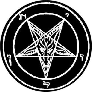 Tribal T-Shirts Pentagramm DJ Heavy Metal Slipmat Vinyl Turntable Decks - Polyester - Schwarz - Modern - Mischen & Kratzen