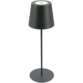 Briloner Tischlampe Akku Tischleuchte, kabellos Touch, höhenverstellbar, Akku tauschbar