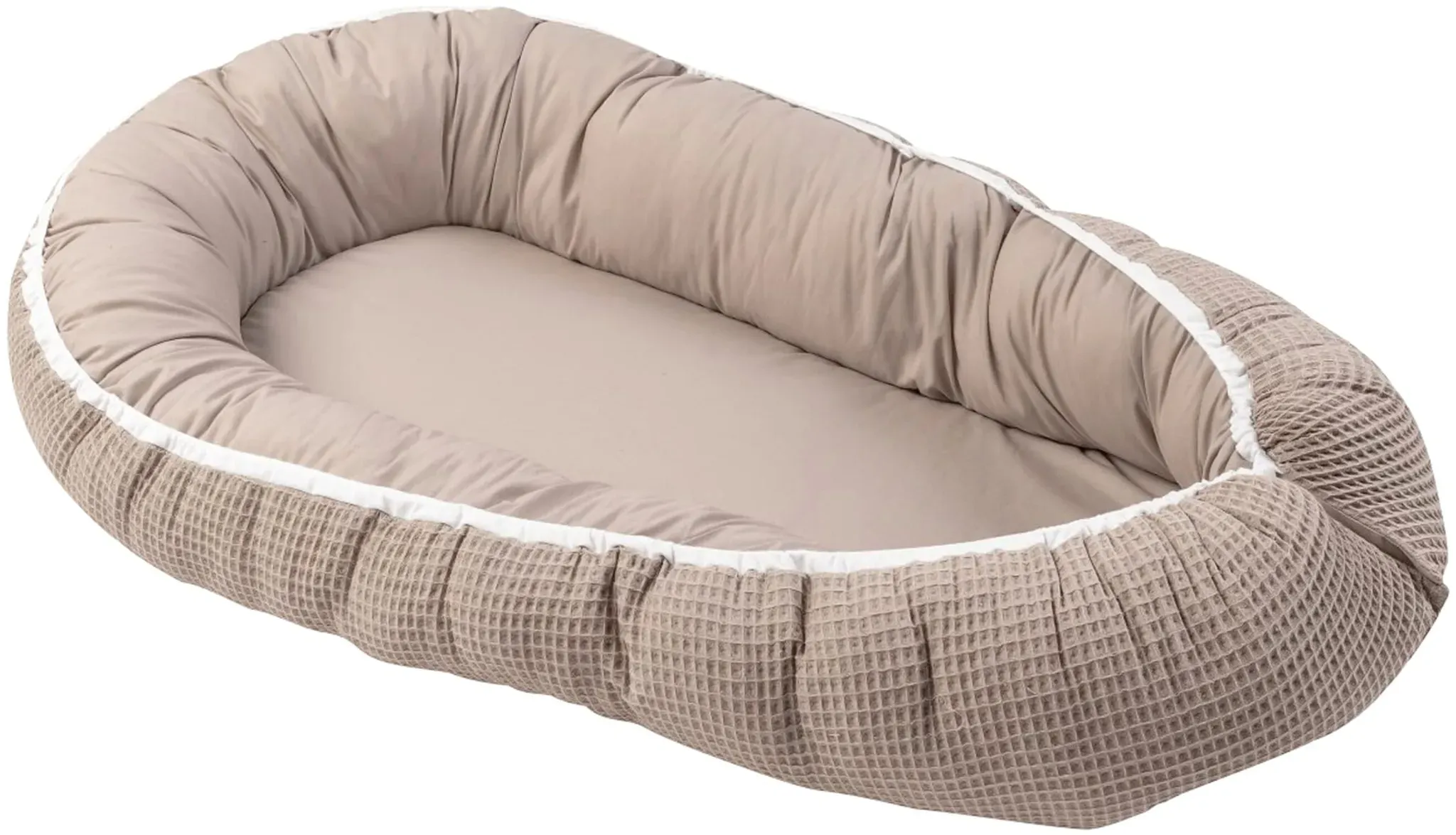 Ullenboom Kuschelnest Waffelpiqué uni 55x95 cm, beige
