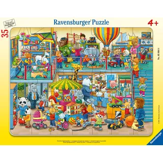 Ravensburger Kinderpuzzle 35 Teile - Tierischer Spielzeugladen