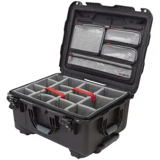 Nanuk Case 950 mit Deckel org. - mit Trennwand - Pro Photo Kit  schwarz