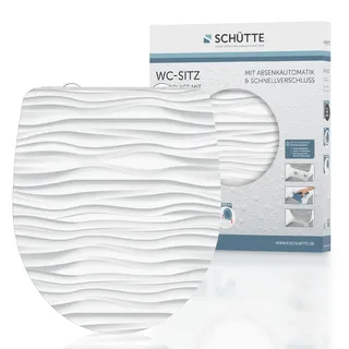 Schütte WC-Sitz White Wave Duroplast Weiß