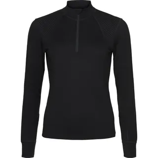 CATAGO Damen Langarmshirt Madeleine Merino für Damen (M) - Schwarz - M