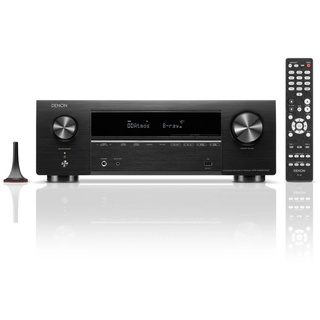 Denon AVR-X1800H 7.2 AV Receiver Schwarz 8K Dolby Atmos, HEOS Built-in