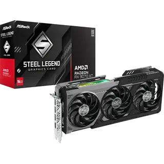 ASRock Radeon RX 9070 XT Steel Legend Dark 16 GB GDDR6 1x HDMI 3x DP