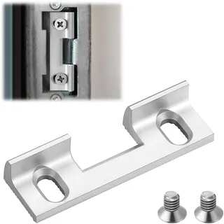 KFV Austauschstück Typ 115 für Schließbleche 46x14,4x9 mm Zinkdruckguss silber | Aufschraubstück für Standard-Türöffner