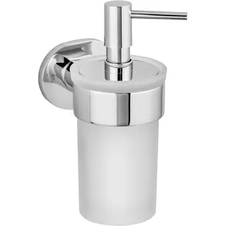 Wenko Seifenspender Maribor 25021100 silber Edelstahl, Glas 150,0 ml